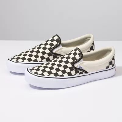 Vans Checkerboard Slip-On Lite (black/classic white) | Vans (US)