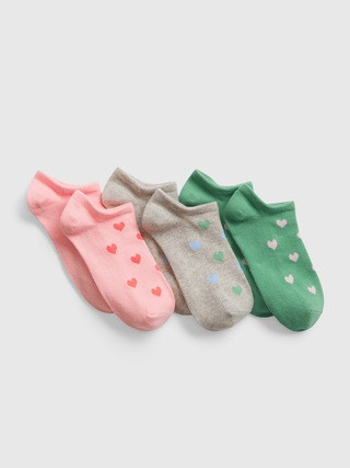 Kids Heart Ankle Socks (3-Pack) | Gap (US)