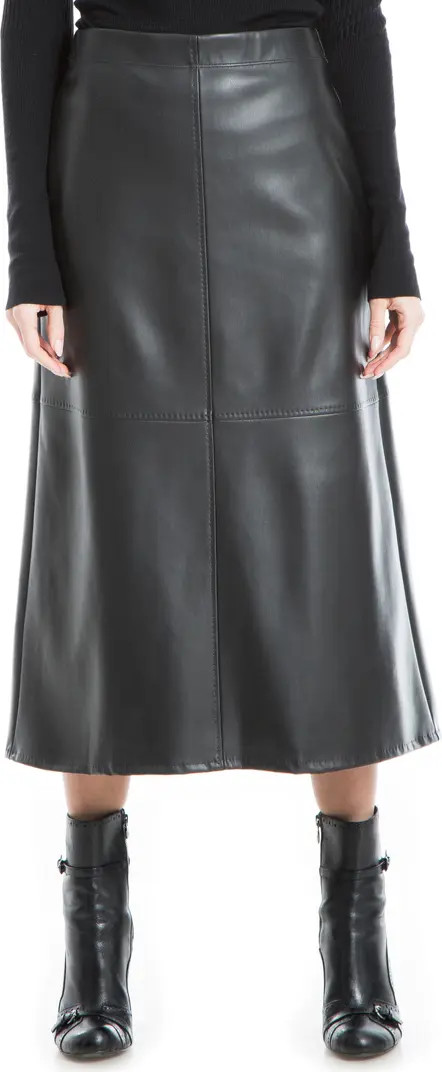 Faux Leather A-Line Skirt | Nordstrom Rack