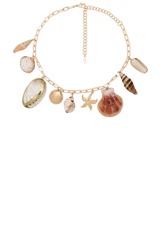 Ettika Private Island Assorted Shell Necklace in Gold from Revolve.com | Revolve Clothing (Global)