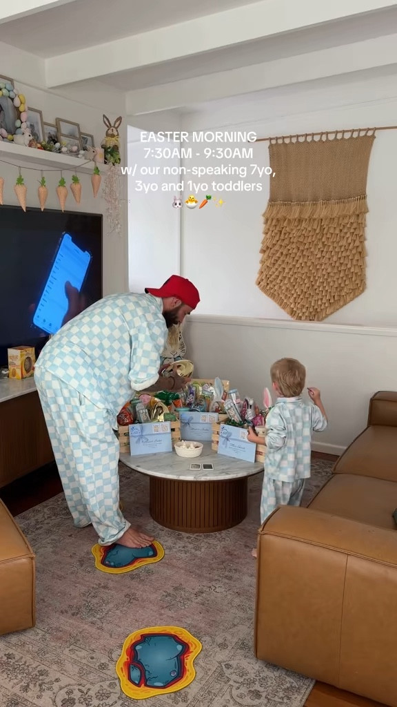 Slow Easter morning - this is peak parenthood 🥲 laiky’s reaction was everything, sissy was in chocolate heaven, meanwhile Jassy was unbothered by the setup & preferred to hang out in his room (he did love the surprise trampoline though!! 🥹) but just because Jassy doesn’t express any dramatic reaction, dosn’t meN he isn’t excited about Easter - he just expresses it differently. Sending love to my fellow ASD parents who quietly yearn to hear or see their autistic child excited by the festivities though.. that feeling is absolutely valid as a parent - but just know they appreciate it more than you’d realise ❤️ #easter #morningvlog #motherhood #asdmum #Vlog 

#LTKkids #LTKaustralia #LTKfamily