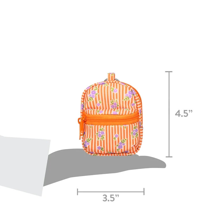 Pen+Gear Mini Bag Charm, Orange Floral, Perfect for Students of All Ages--Elementary, Middle Scho... | Walmart (US)