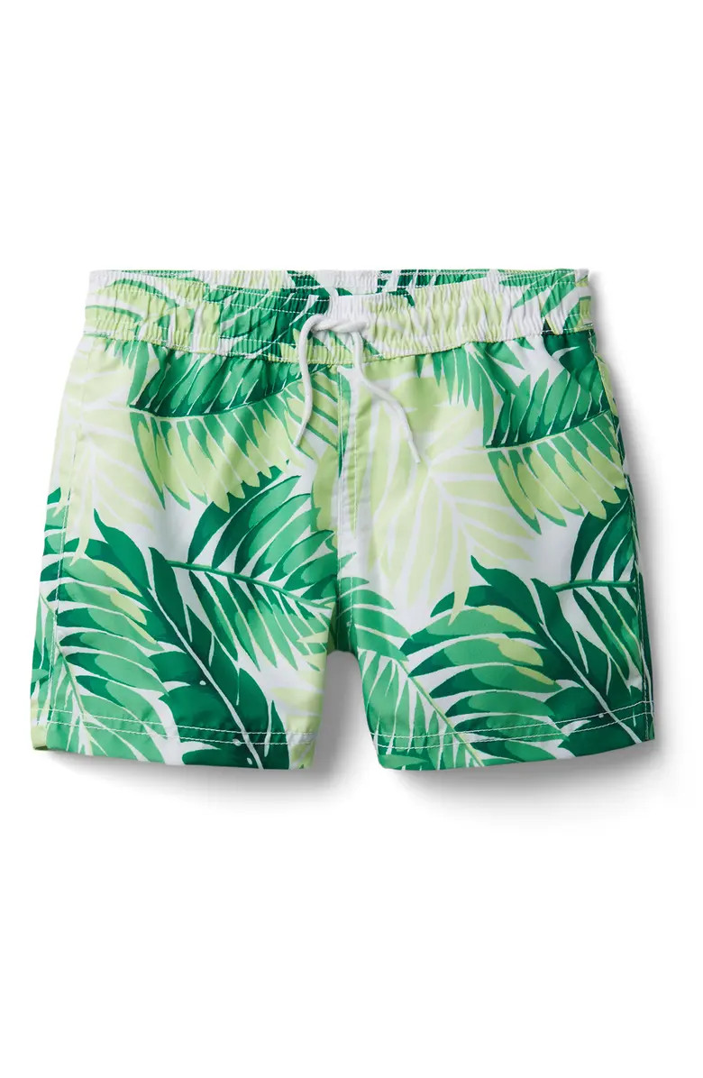 Janie and Jack Palm Swim Trunks | Nordstrom | Nordstrom