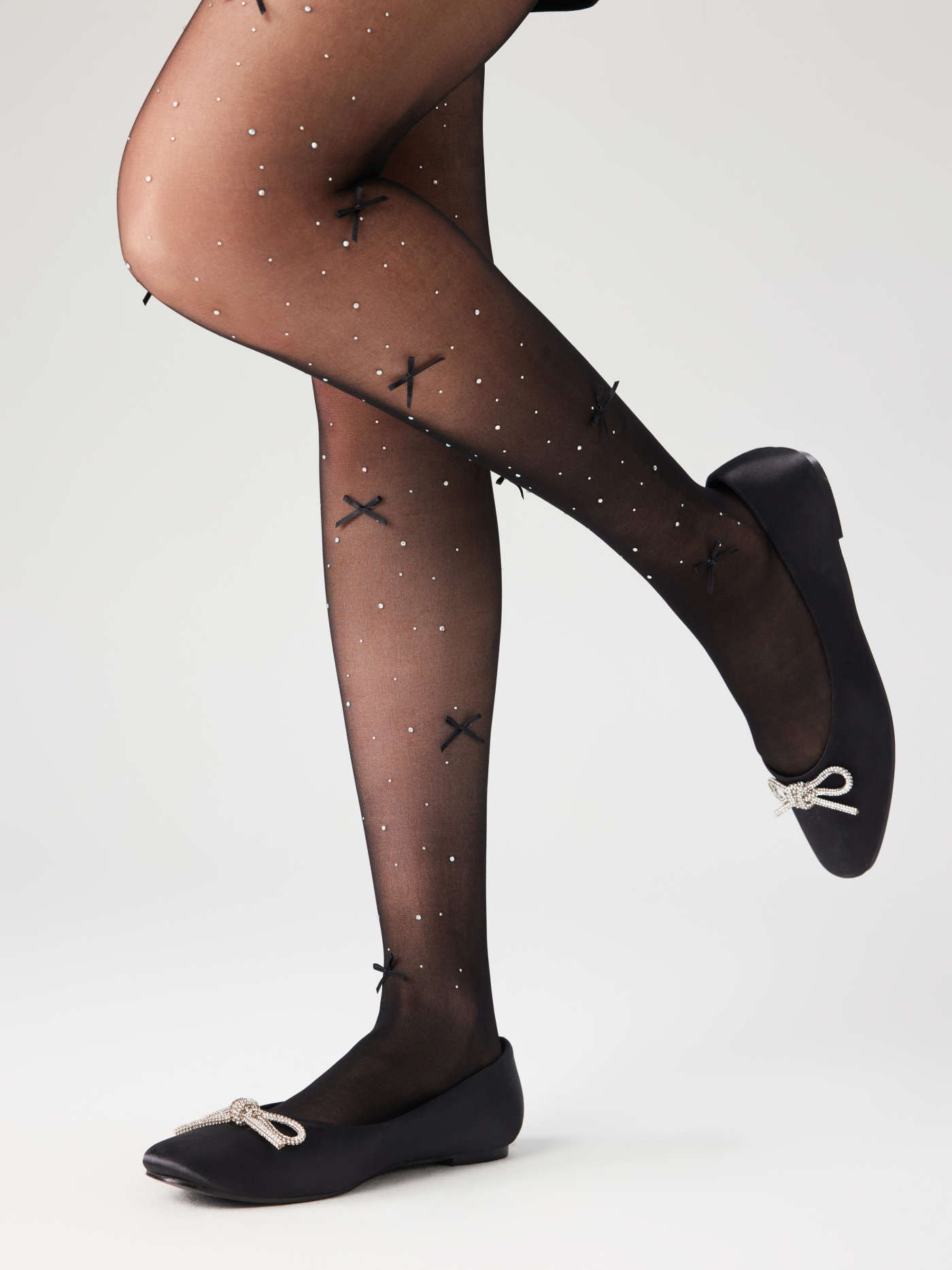 Schleifen- & Strass-Strumpfhosen | Cider