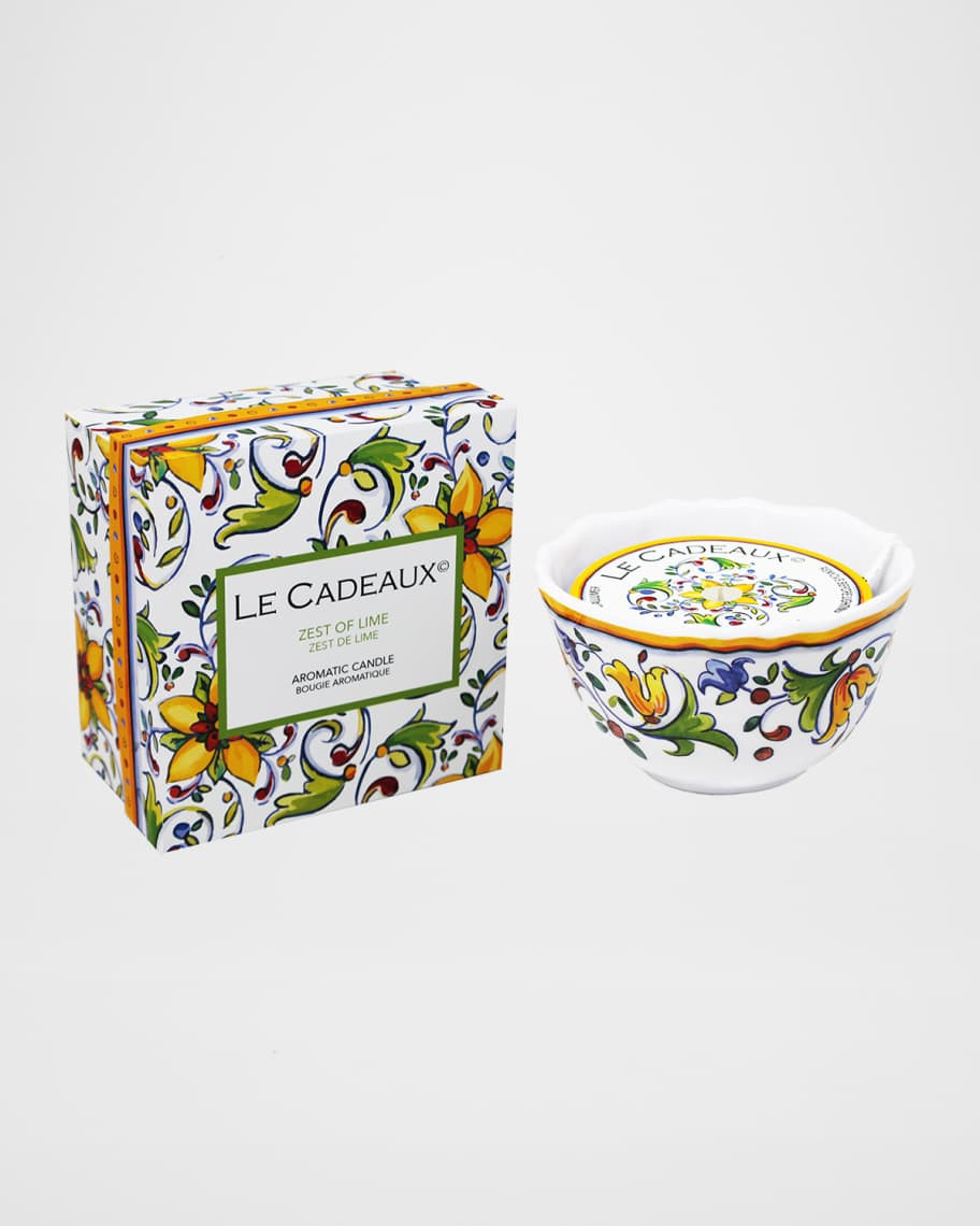 Le Cadeaux Fresh Fig & Olive Candle in Gift Box | Neiman Marcus