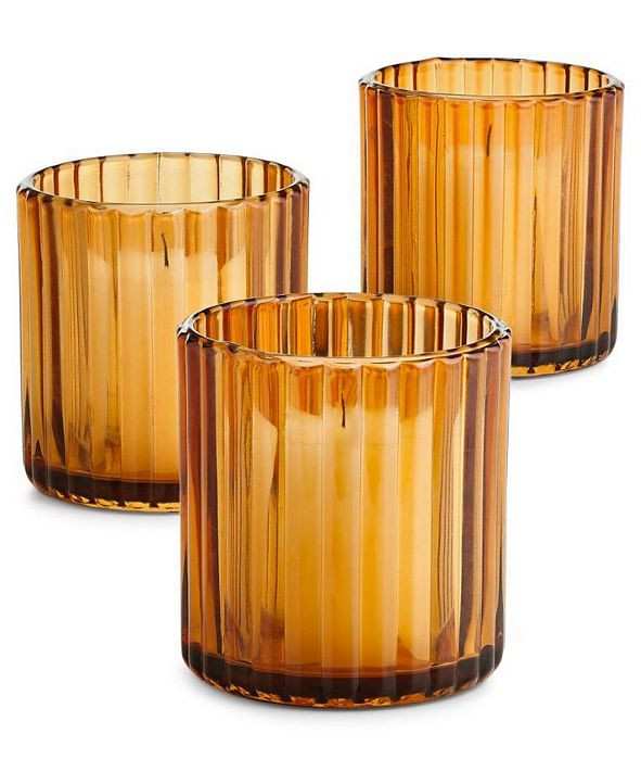 Martha Stewart Set of 3 Glass Votives, Created for Macy's | Macys (US)