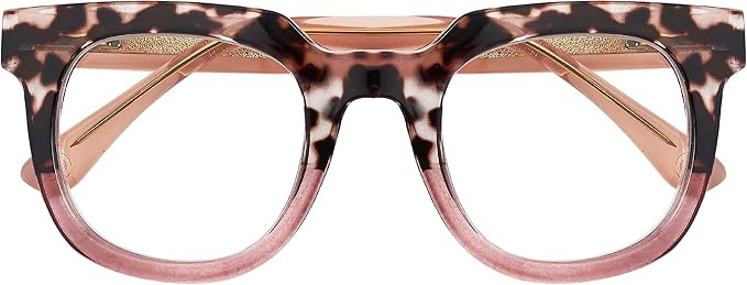 peepers by peeperspecs Women's Showbiz Soft Square Blue Light Blocking Reading Glasses | Amazon (US)