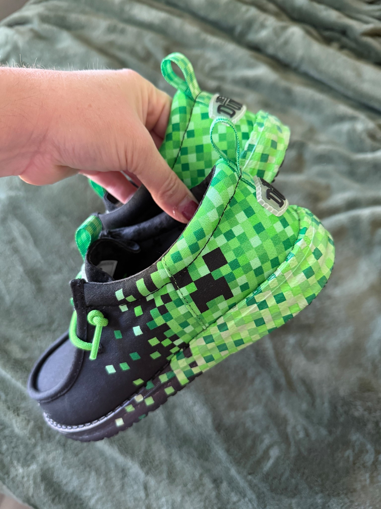 My son’s Minecraft Hey Dudes came today! He is SO happy and they look so good on him too! 

Kids shoes | Kids Fashion | Youth Shoes | HEY DUDE | Minecraft | Gift Ideas | Kids Gift Idea | What my 8 Year old is wearing | Boys | Big Kid 

#LTKootd #LTKKids #LTKMens
