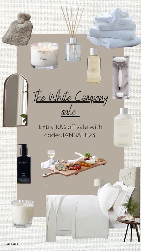 The White Company sale 🤍
Extra 10% off with code: JANSALE23

#LTKSeasonal #LTKsalealert #LTKeurope