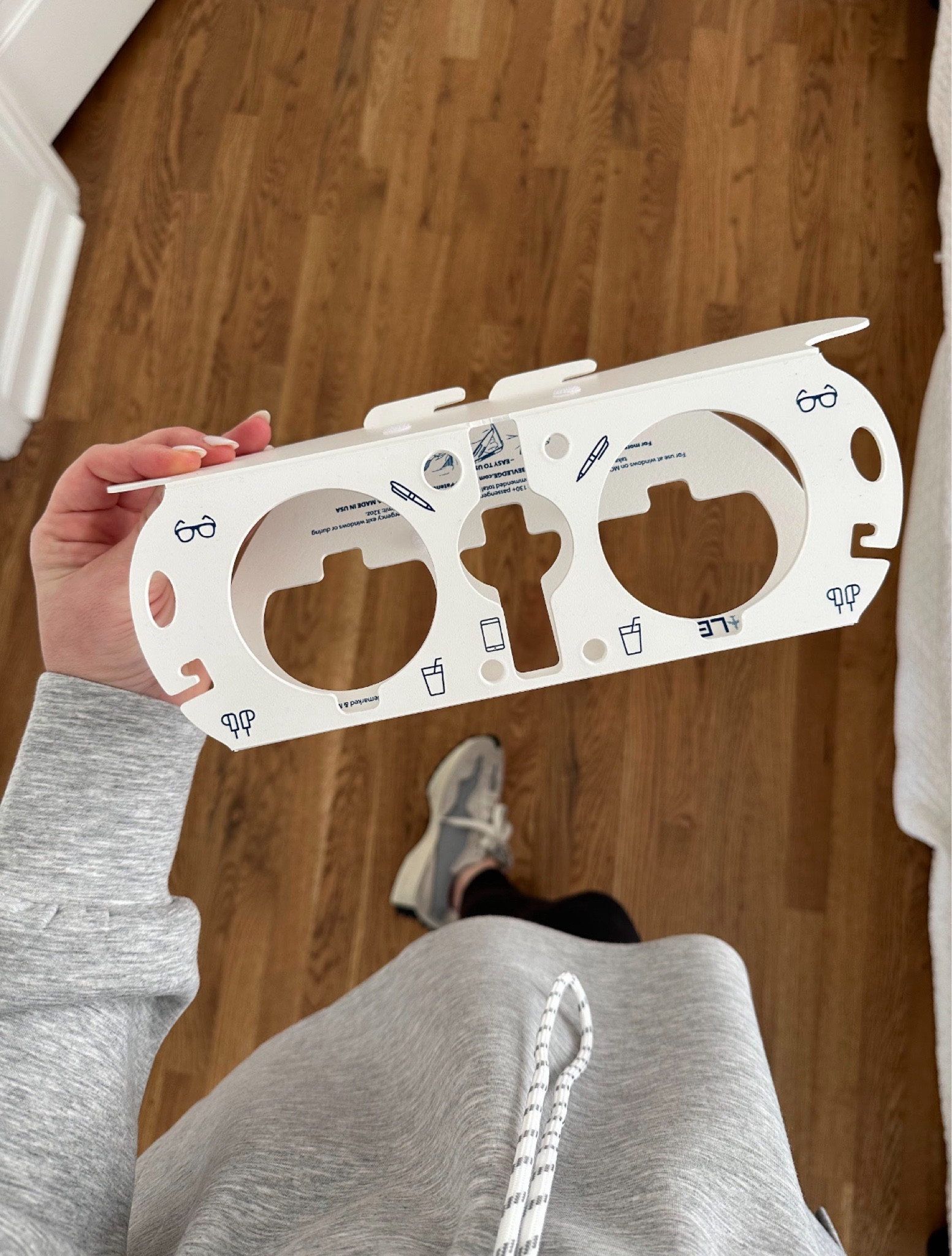 LIFE CHANGED - this plane beverage organizer is so great - it's $20 & holds 2 bevs so you don't have to put them on the tray table next to your laptop or where your kids can knock them over. folds flat for carryons. 

amazon finds / travel must-haves

#LTKtravel #LTKMostLoved #LTKfindsunder50