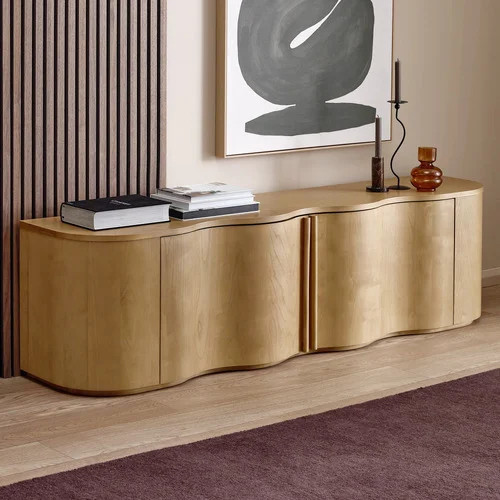 Winnie Wavy 2 Door TV Unit | Temple & Webster | Temple & Webster AU