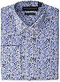 Nick Graham Men's Floral Performance Stretch Cotton Blend Dress Shirt, Blue (Organic), 15.5" Neck /  | Amazon (US)