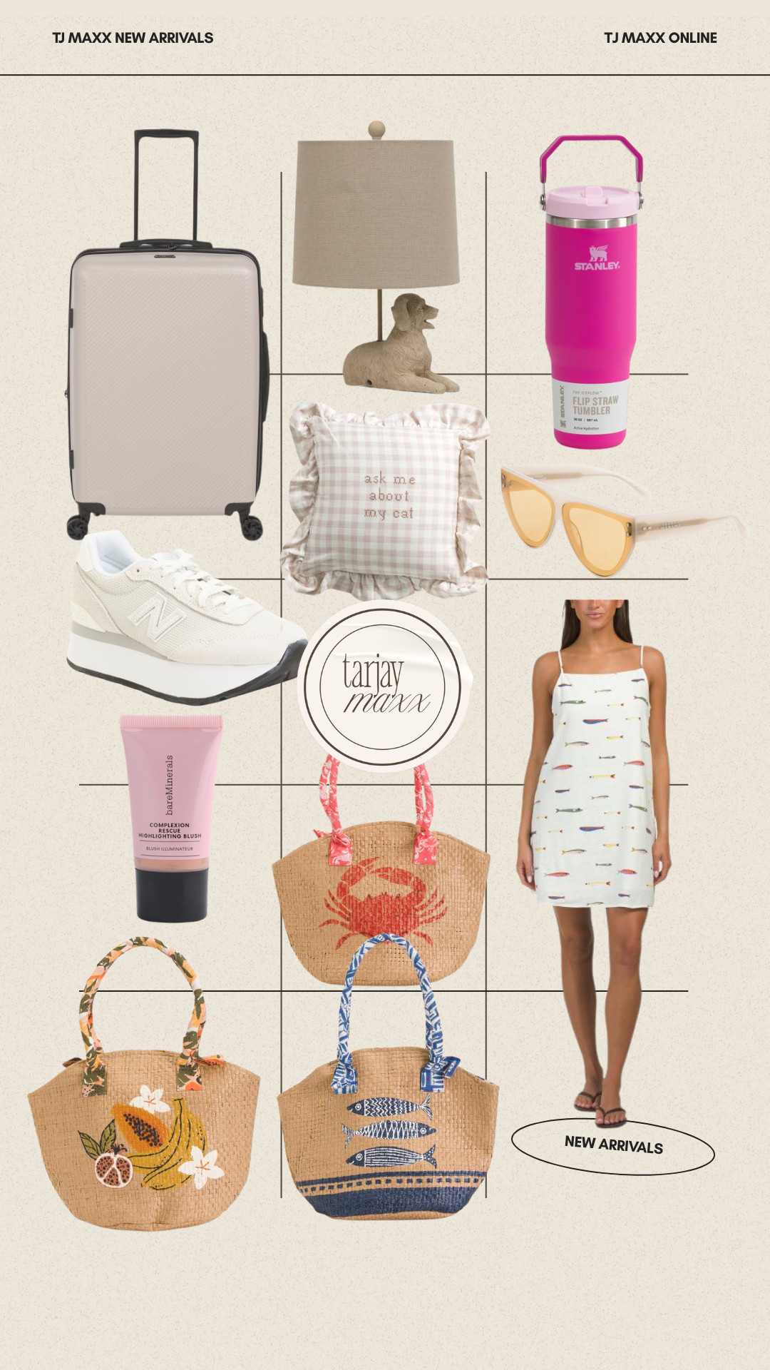 TJ Maxx online arrivals just dropped the cutest mix of pieces!! So many good staples you can style across seasons without overthinking it.
spring outfits 2026, country concert outfits, spring dresses, date night outfits, vacation outfits beach, business casual workwear, work outfits, plus size fashion, travel outfits, summer outfits, everyday style, effortless outfits, chic basics 

 #LTKootd #LTKHome #LTKTravel