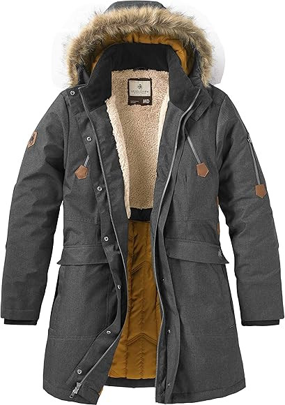 Legendary Whitetails Women's Waterproof Anchorage Parka Winter Coat with Durable Removable Hood | Amazon (US)