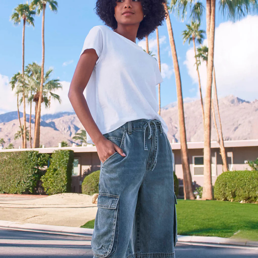 Lounge Denim Cargo Short | Splendid