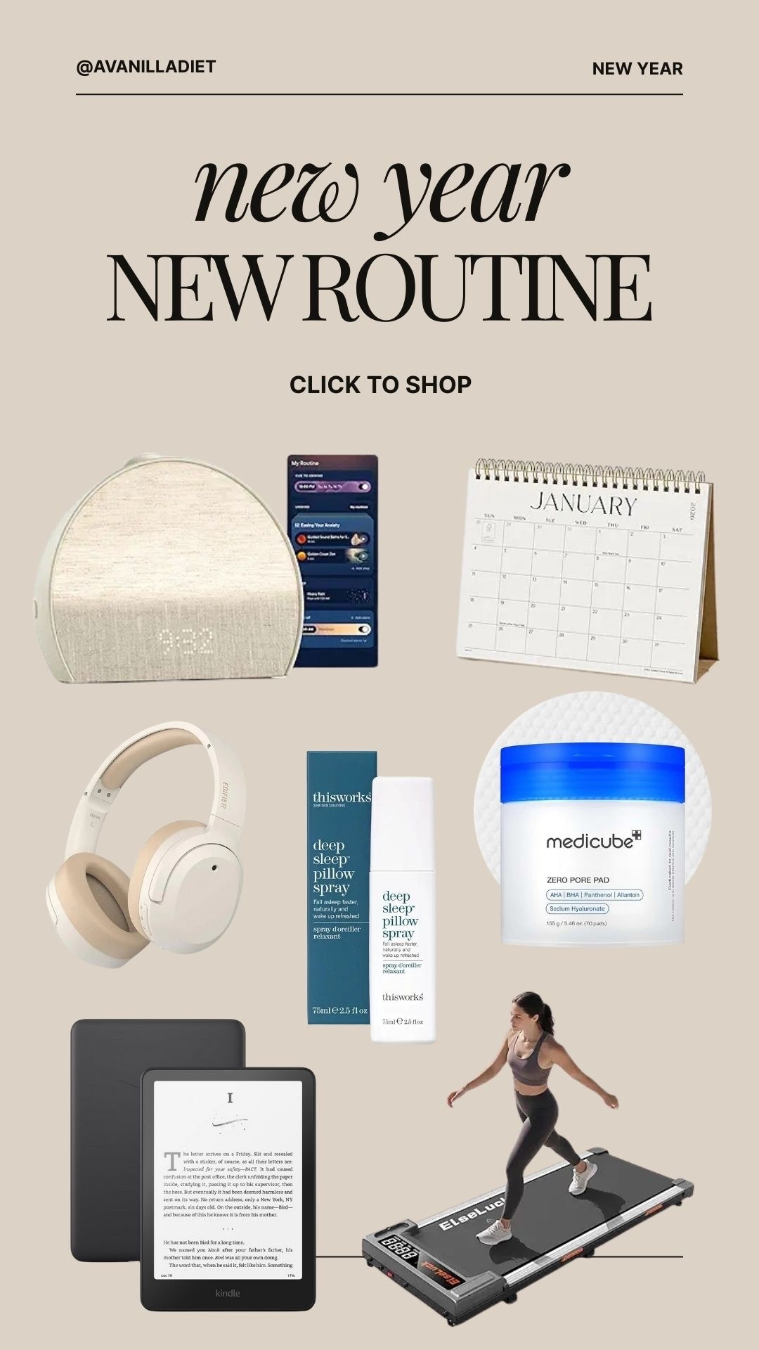 New Year, New Routine ✨
Fresh habits, wellness upgrades, and simple resets to start the year feeling your best 💫

#newyearroutine #wellnessgoals #healthyhabits #selfcareera #newyearreset #wellnessfavorites #lifestyleedit #amazonfinds #ltkwellness

#LTKActive #LTKfitnessgoals #LTKSeasonal