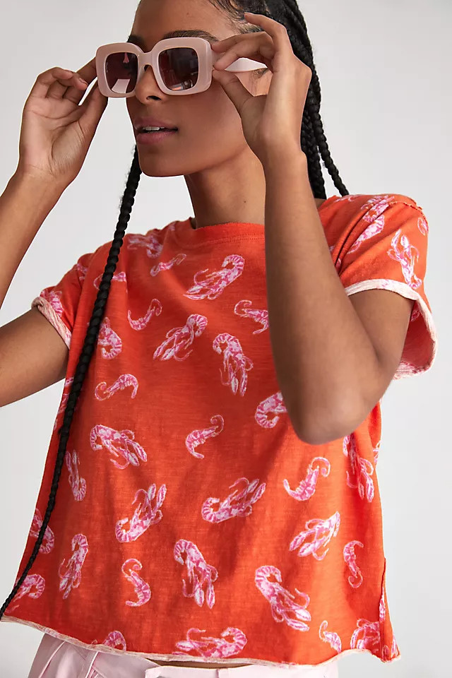 Maeve Boxy Tee | Anthropologie (US)