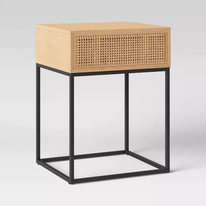 Belmar Woven End Table with Drawer Natural - Project 62™ | Target