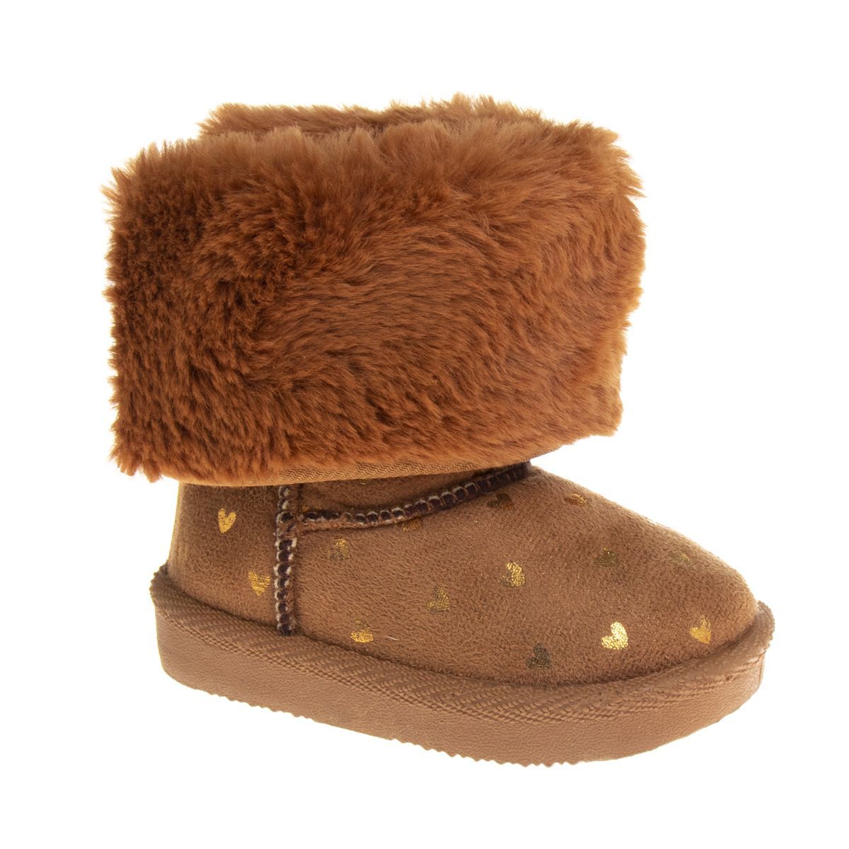 Josmo Toddler Girls Stars Winter Boots Cozy Faux Fur Shearling Booties (Toddler) | Target
