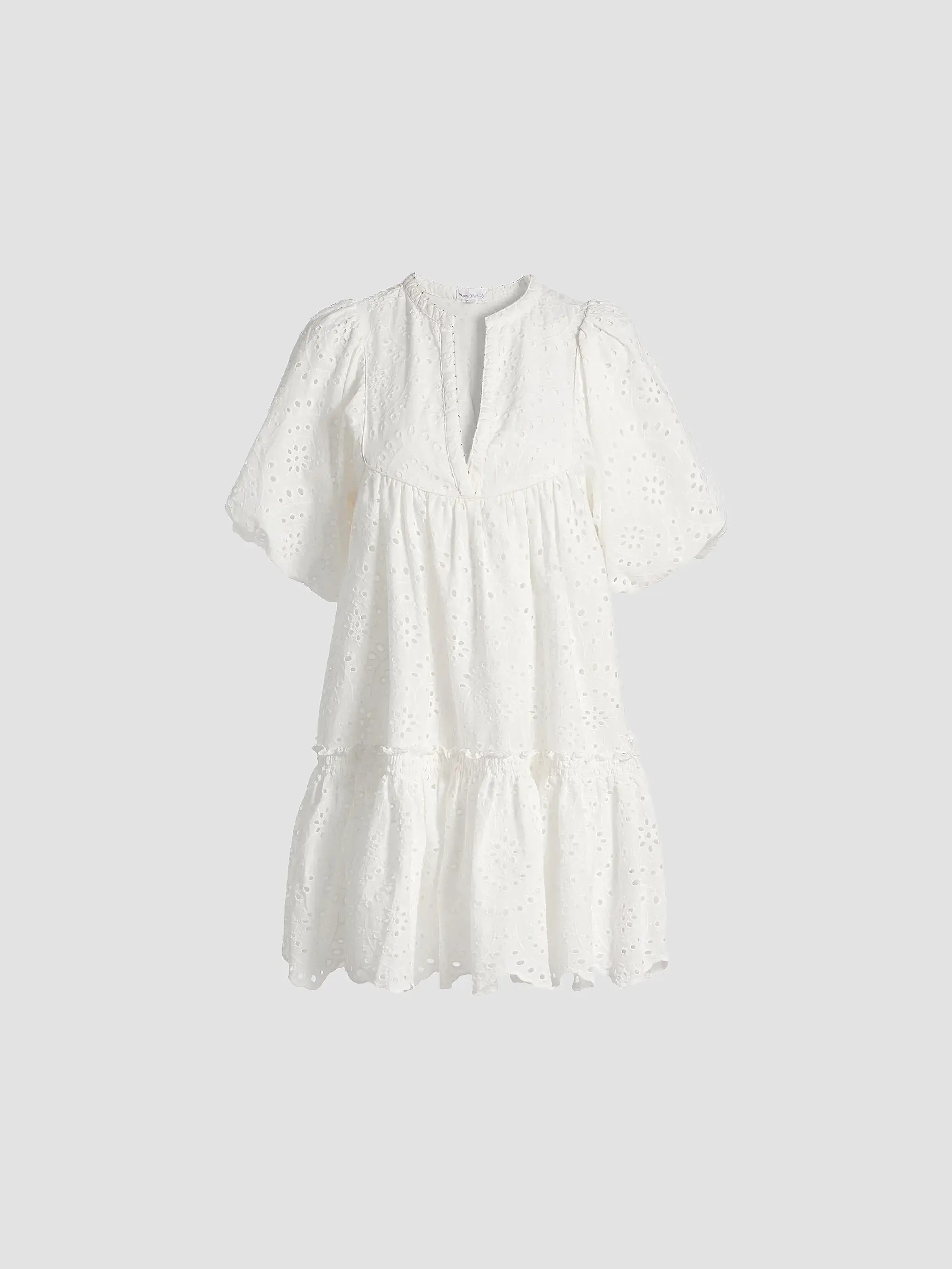 Cruz Eyelet Cotton Minidress | Saks Fifth Avenue