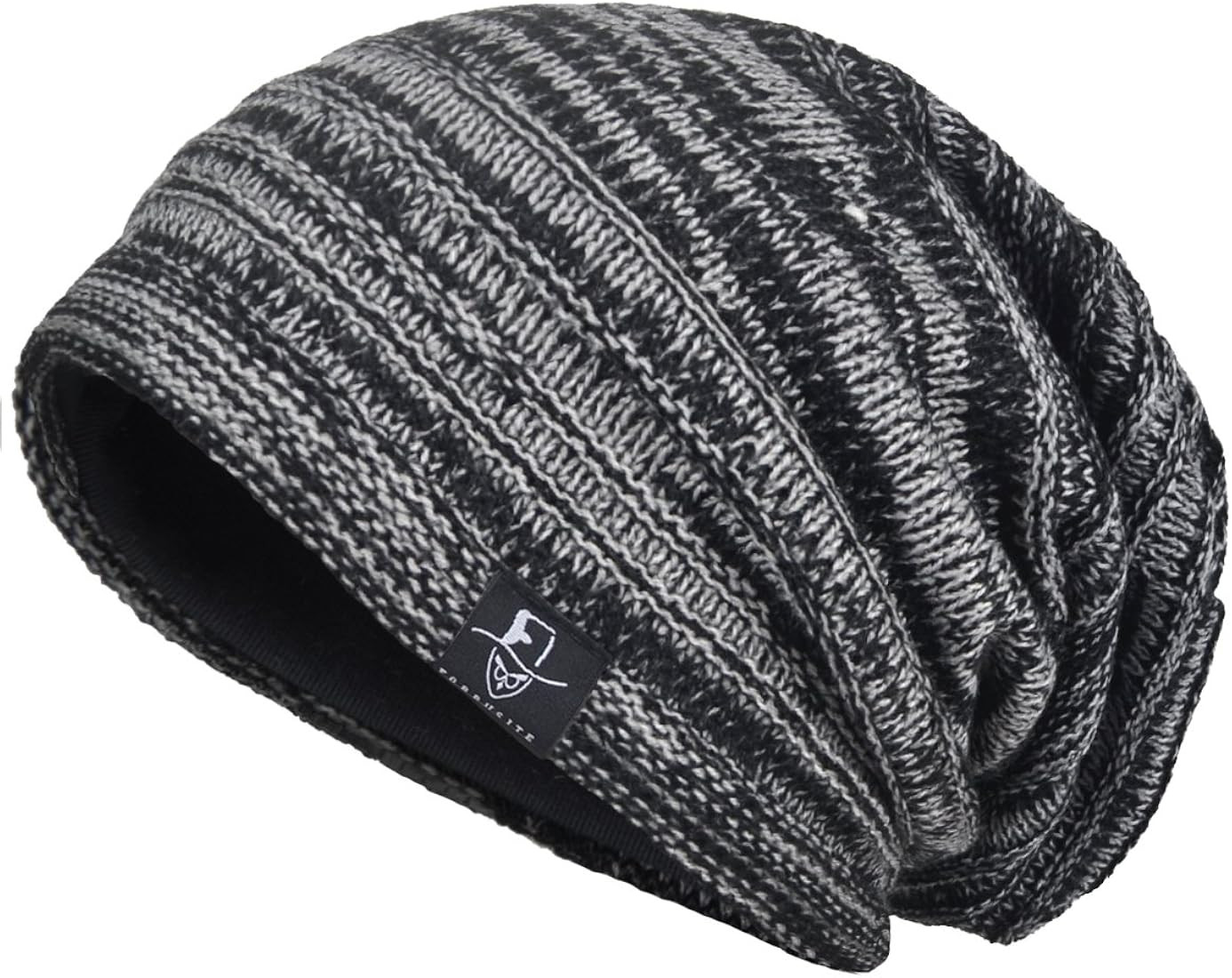 VECRY Mens Slouchy Beanie Knit Oversized Skull Cap Winter Hats | Amazon (US)