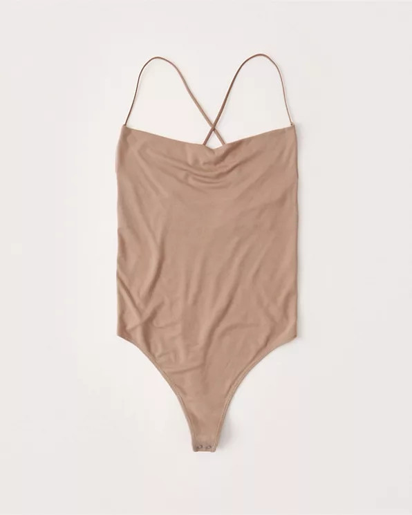 Drapey Cowl Neck Bodysuit | Abercrombie & Fitch US & UK