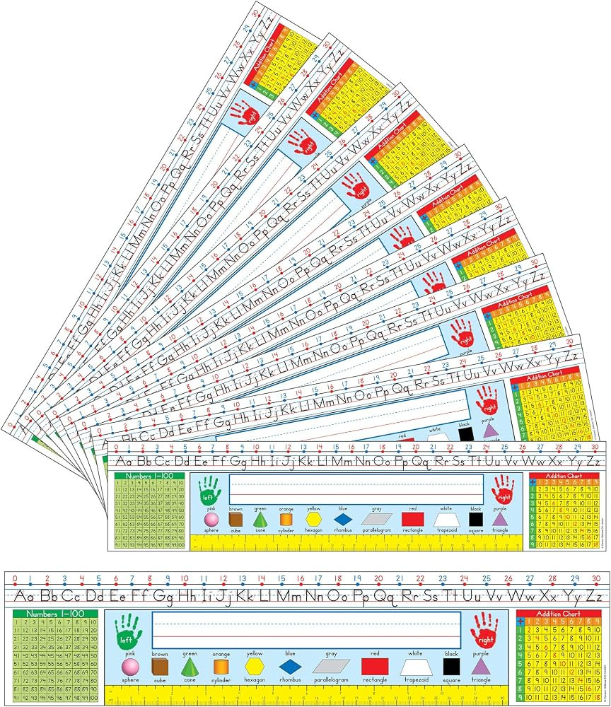 Carson Dellosa 36 Pc. Traditional Manuscript Name Plates for Desks, Name Plates for Classroom wit... | Amazon (US)