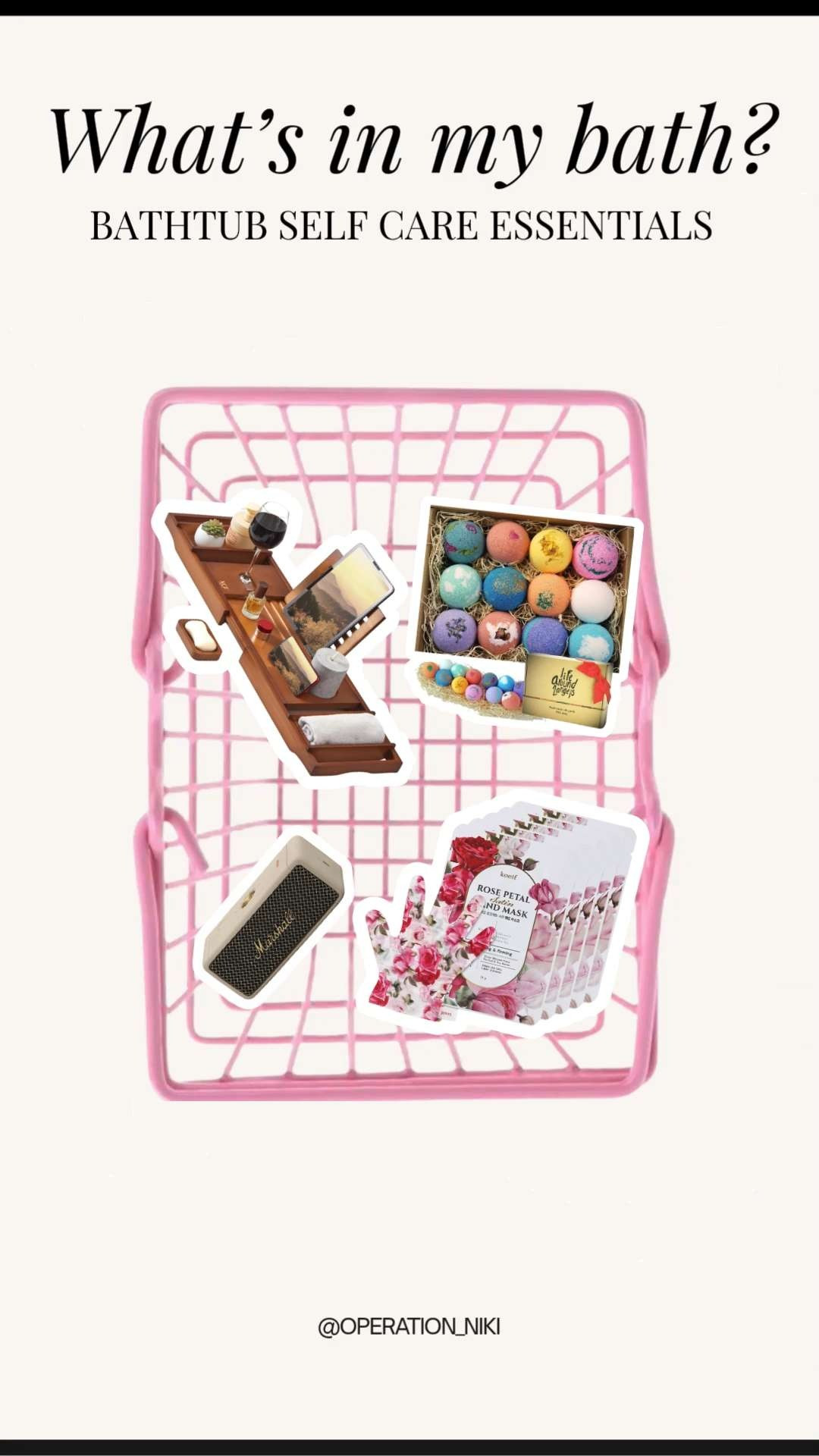 Bathtub self care essentials I reach for when I need a reset 🛁✨ Simple additions that turn bath time into a relaxing routine that helps me unwind, recharge, and slow down after long days. Follow for more @OPERATION_NIKI on IG, TikTok, & Facebook #bathtubselfcare #selfcareroutine #bathessentials #amazonfinds #selfcareathome #relaxationroutine #homewellness #selfcarefavorites #operationniki 

  

#LTKselfcare #LTKselfcare #LTKBeauty