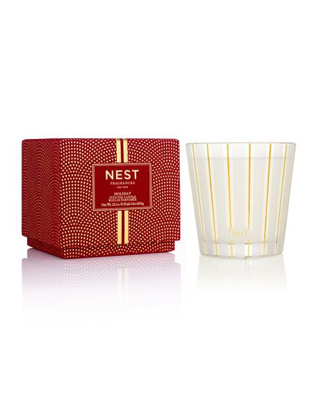 Nest Fragrances Holiday 3-Wick Scented Candle, 21 oz./ 600 g | Neiman Marcus