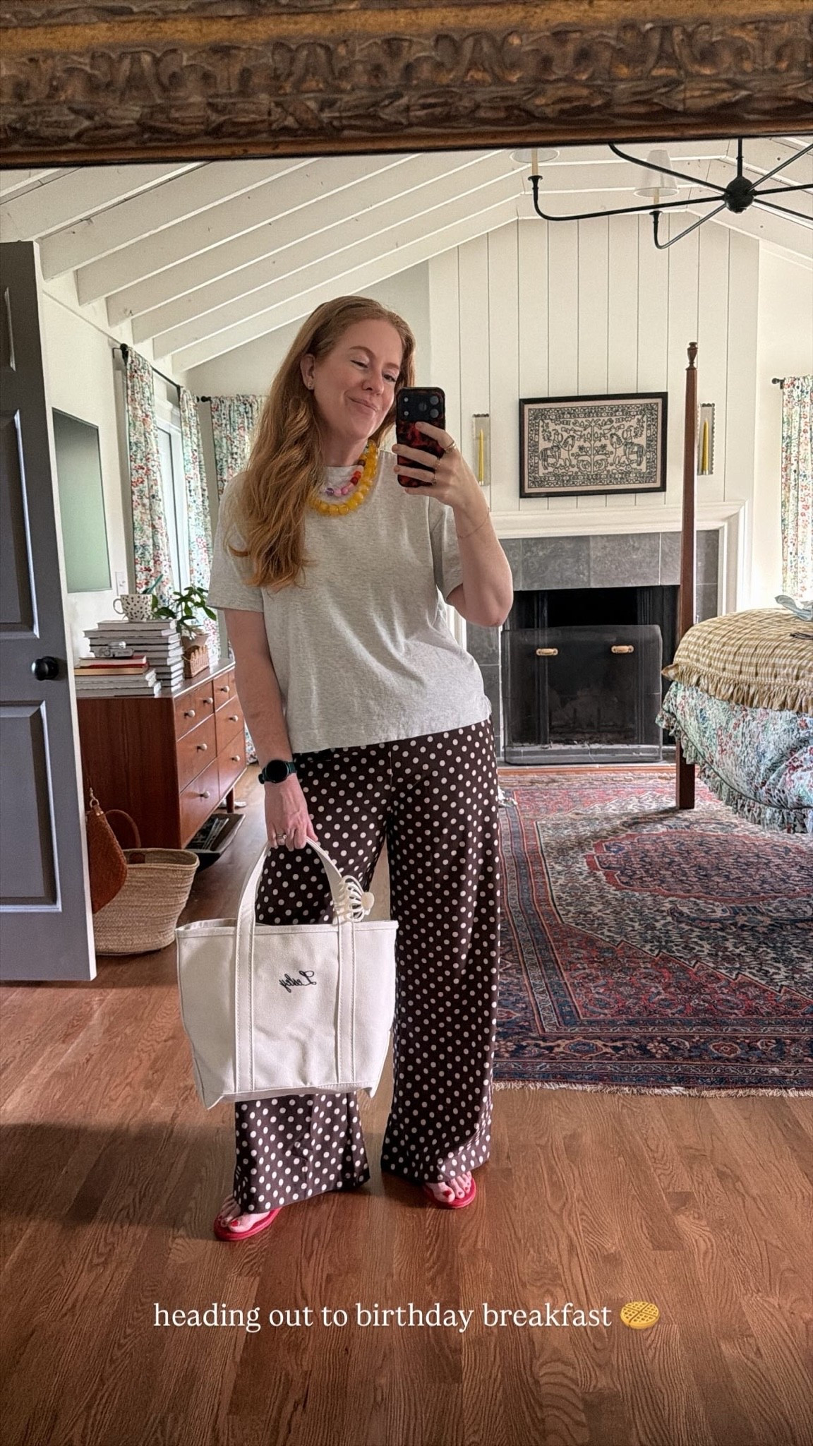 pants that double as a cover up in medium! vintage tee in medium - love! bag is size medium with short handles

#LTKdayinmylife #LTKgrwm #LTKootd