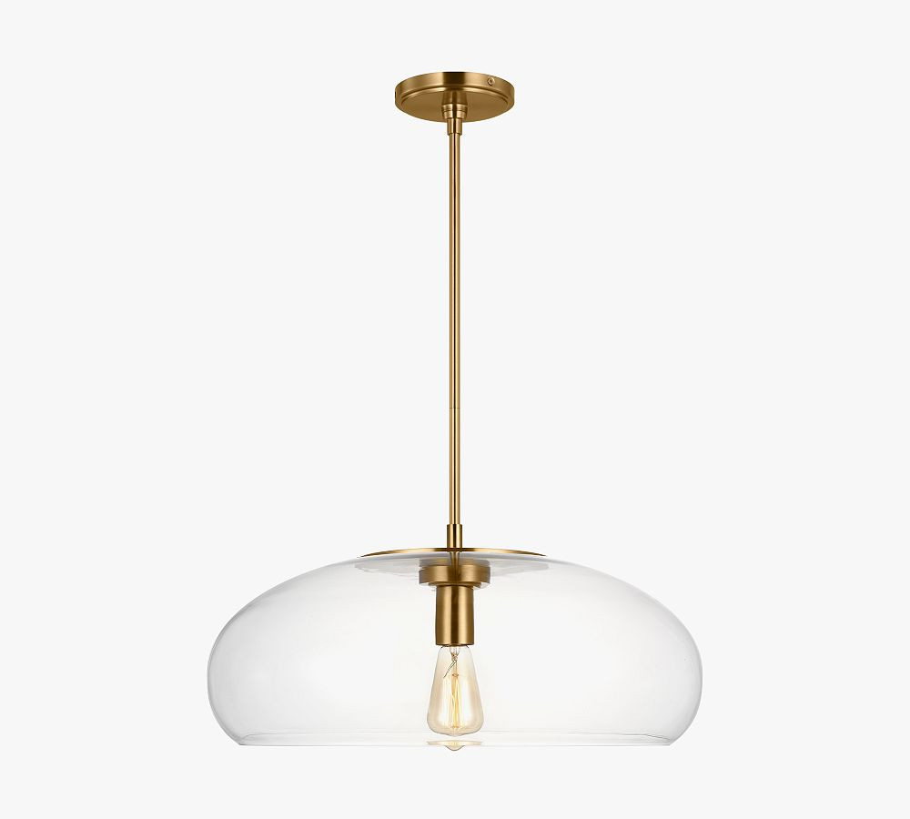 Bardot Round Glass Pendant (22") | Pottery Barn (US)