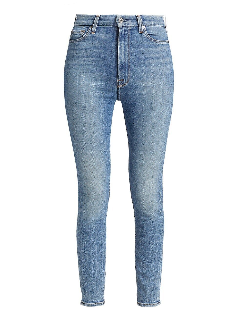 7 For All Mankind Women's Aubrey Ultra High-Rise Skinny Jeans - Sloan Vintage - Size 27 | Saks Fifth Avenue