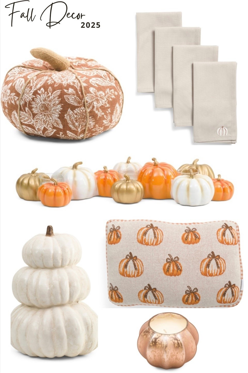 Neutral Fall Decor 2025  ( all items from Marshall’s online )

#LTKSeasonal #LTKautumn #LTKHome