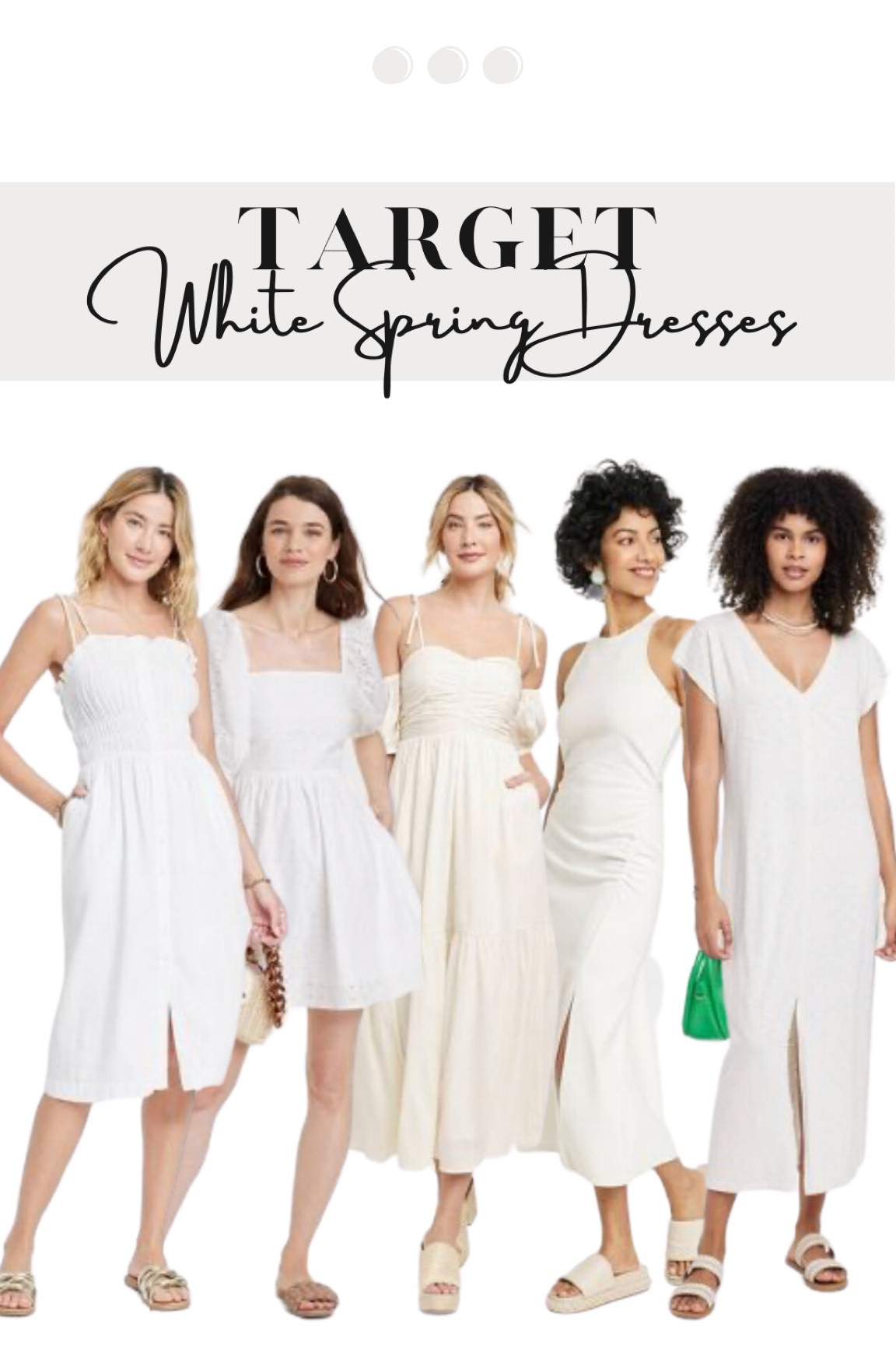 Target—all white spring dresses!🤍 

#target #targetfashion #targetstyle #mytargetstyle #targetdresses #targetdress #dresses #whitedresses #dress #petitestyle #petitefashion #babyshowerdresses #babyannouncementdresses #maternityshoot #baptismdresses #vacationdresses #casualdresses #everydaydresses #spring #springstyle #springdresses #easterdresses #easter #outfits #outfitideas #styletips #styleideas #bumpfriendly #bumpdresses #ltkbump #ltkseasonal 

#LTKunder50 #LTKstyletip #LTKFind