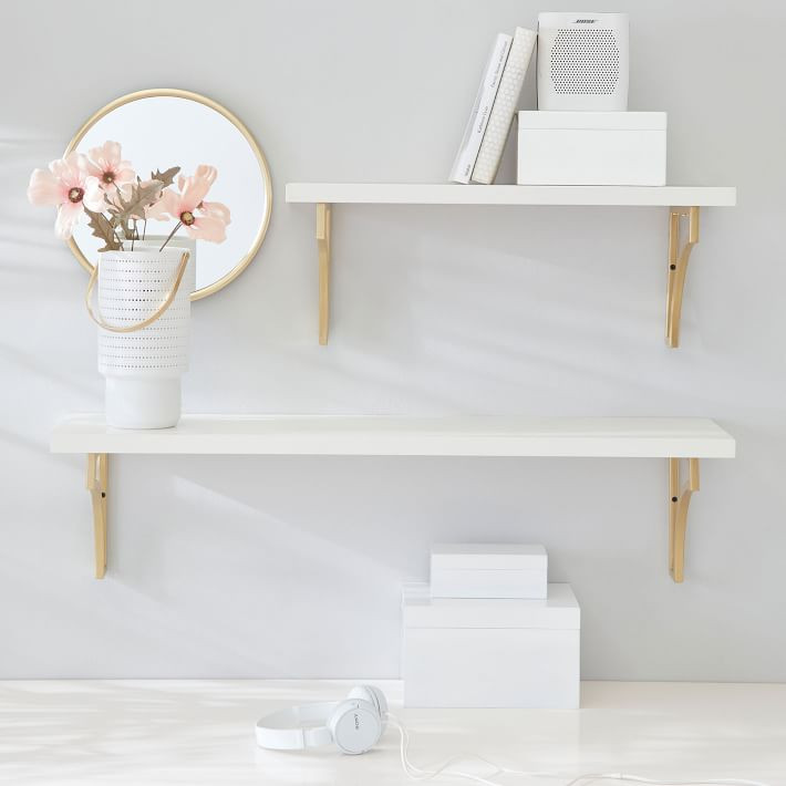 Scalloped Wall Shelves | Pottery Barn Teen