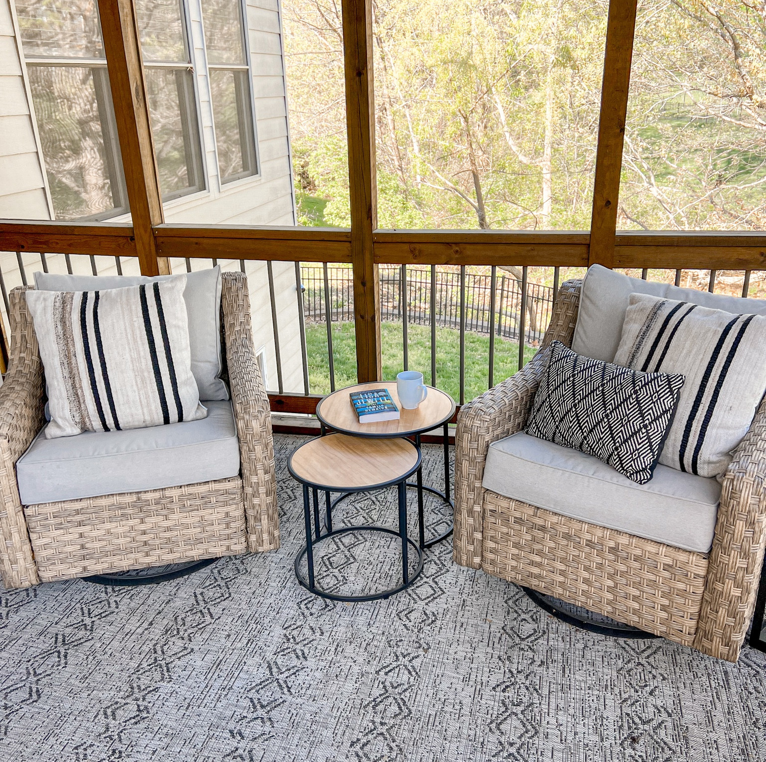 Outdoor Swivel chairs in stock & on sale @ Walmart! Weather resistant, rust-proof. Love these so much! 
Outdoor, patio, weather proof, oversized, wicker, porch, spring, summer

#LTKsalealert #LTKSeasonal #LTKhome