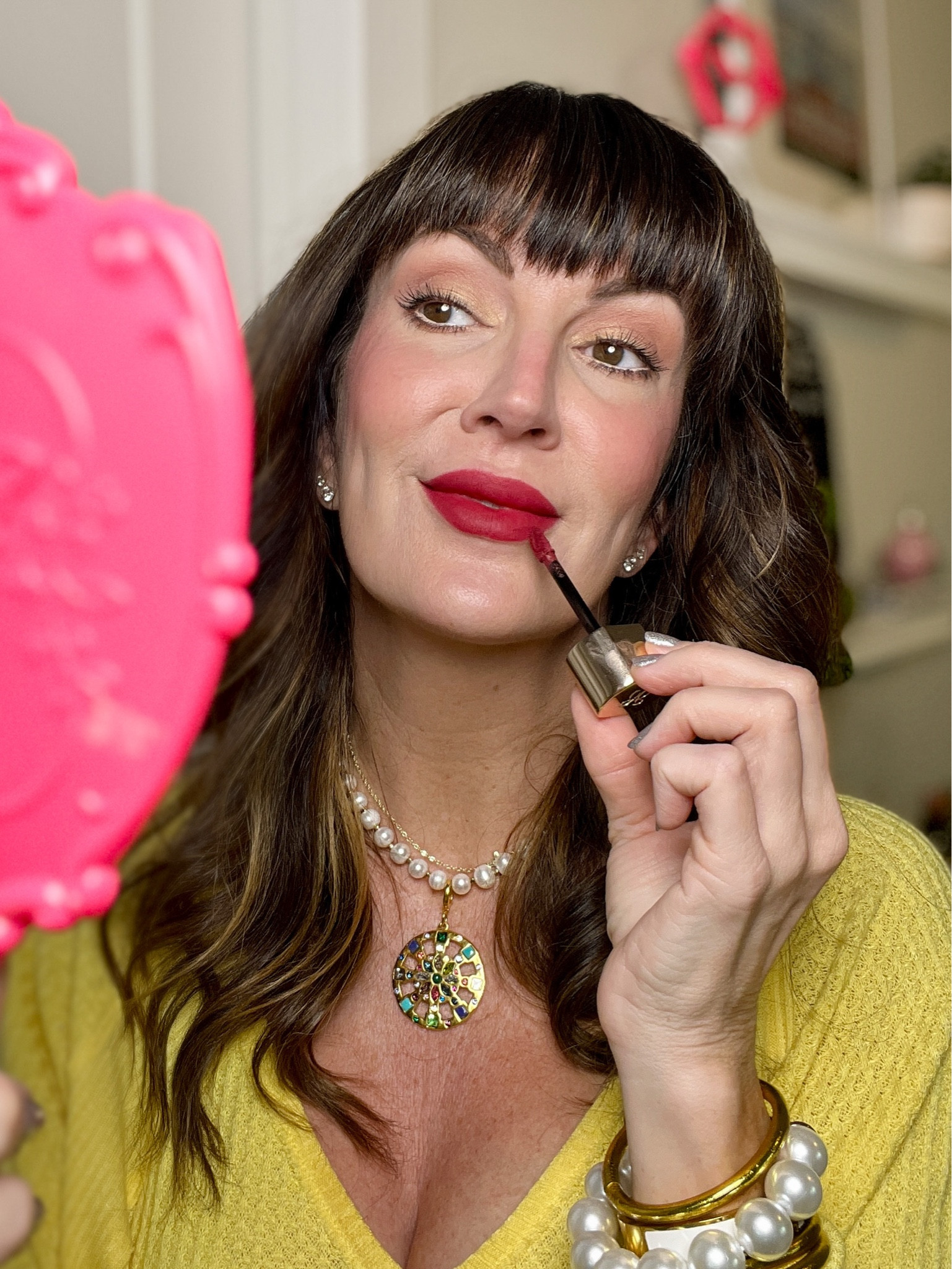 ♥️💄NEW liquid velvet lipsticks from Anastasia Beverly Hills are now my fave luxury lip formula! // wearing shade “pomegranate” which is a must have for the holidays! 

#LTKBeauty #LTKFindsUnder50 #LTKHoliday