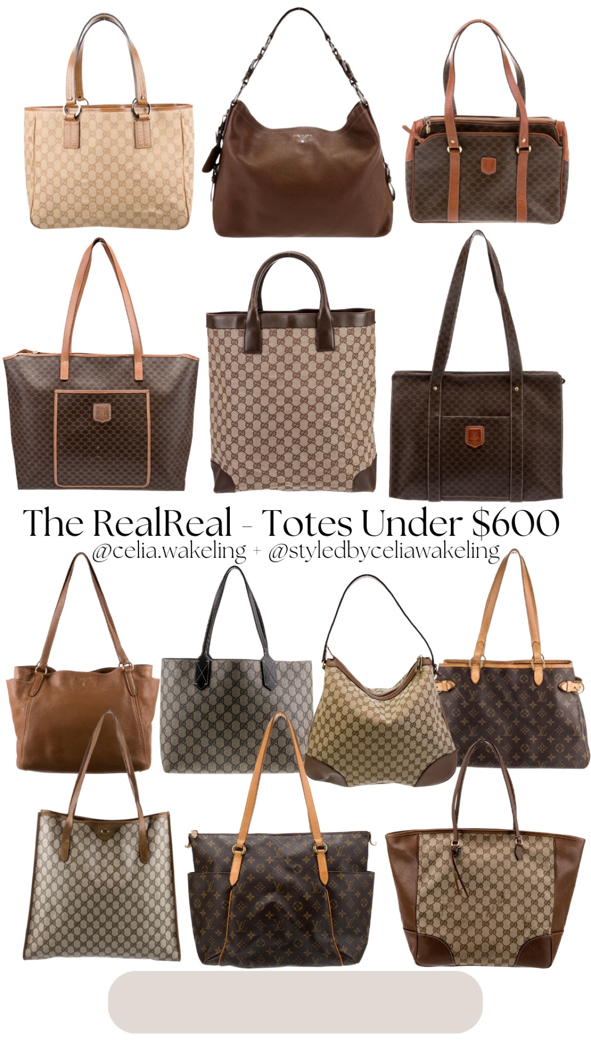 The RealReal Designer Totes for under $600!!! Steal of a deal! Use code: “real” for an additional 20% off at checkout!!

#LTKsalealert #LTKitbag