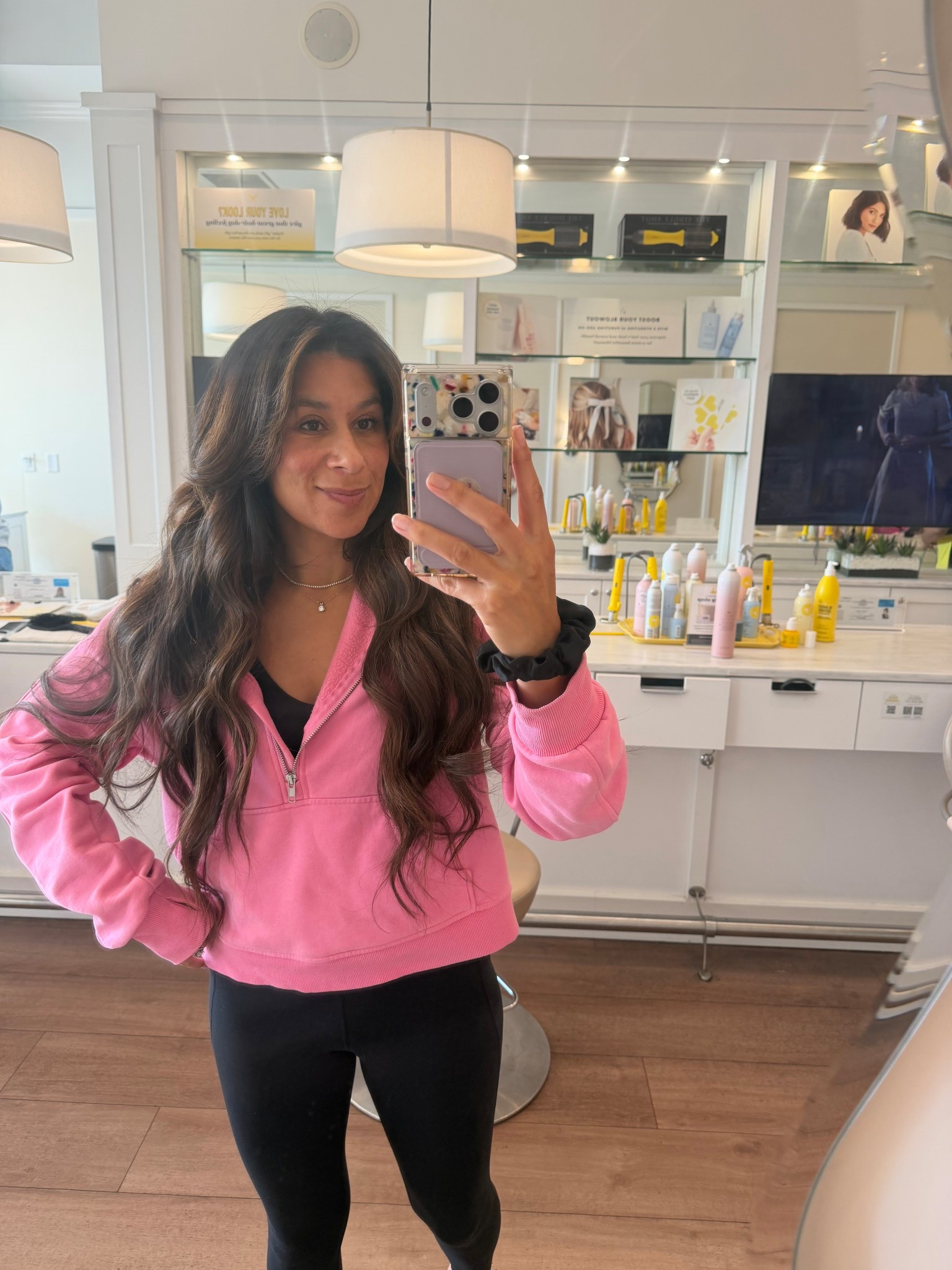 Such a fun sweatshirt to pop over my Pilates workout outfit  

#LTKdayinmylife #LTKOver40 #LTKfitnessgoals