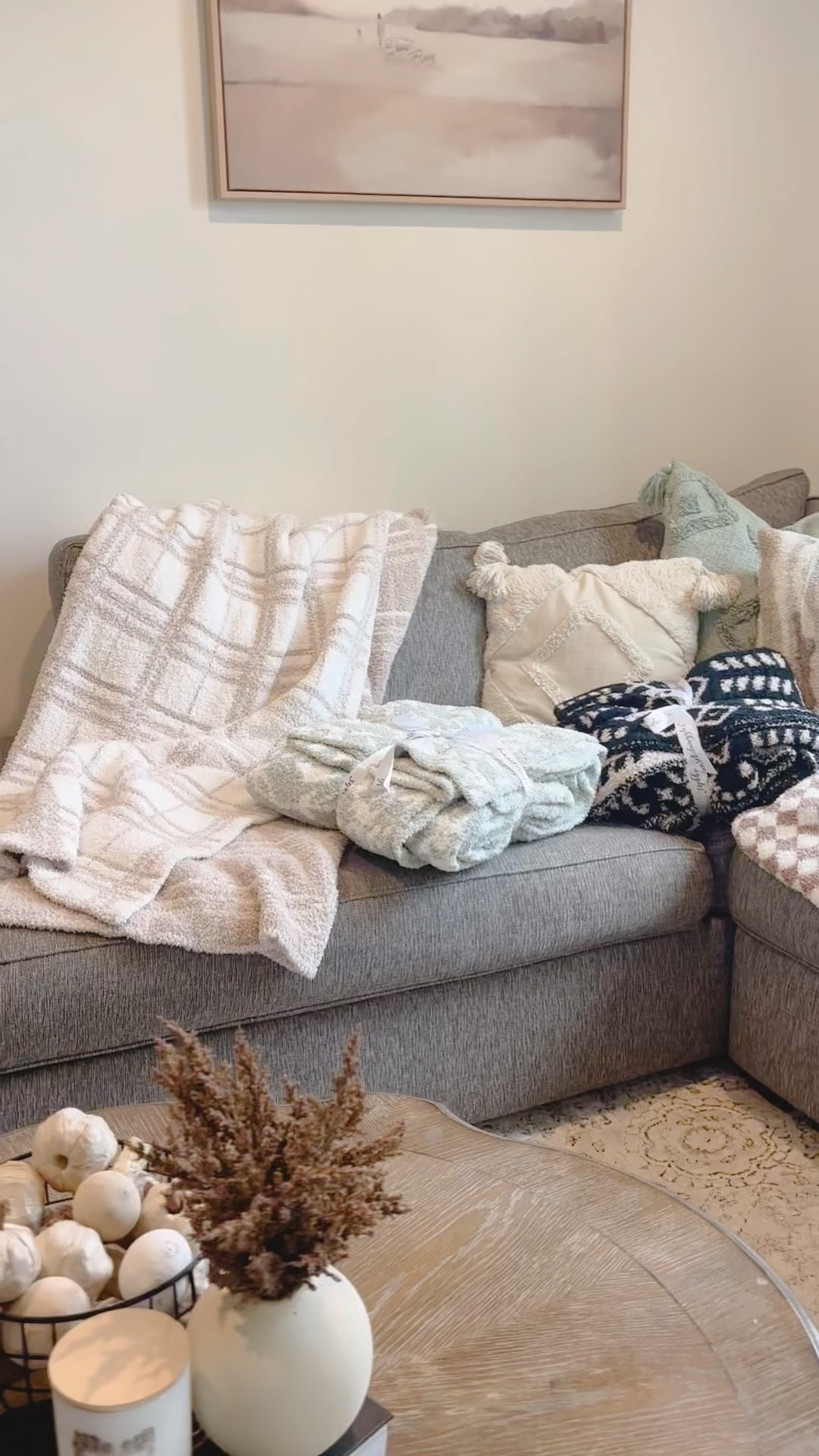 The most irresistibly soft blankets! USE CODE “MEGAN20” for 20% off!! #blankets #sunsetsnuggles #luxuryblankets 

#LTKSeasonal #LTKVideo #LTKHome