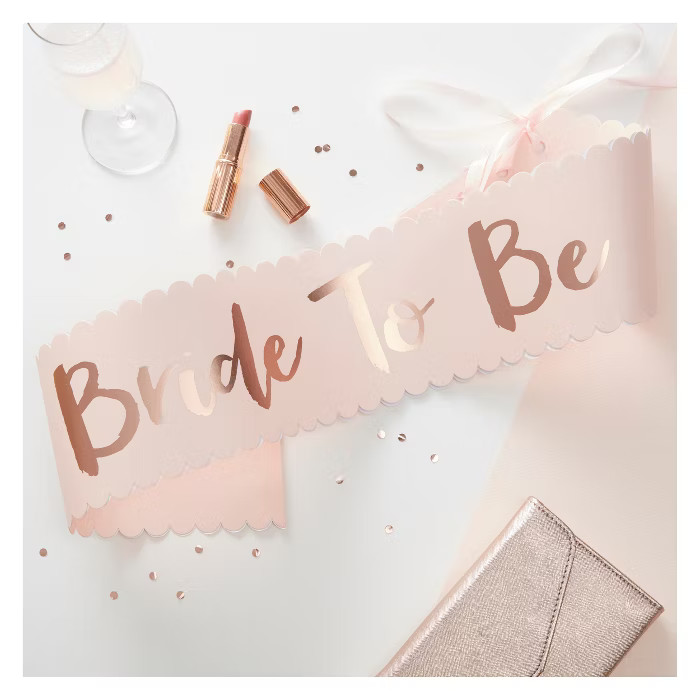 "Bride To Be" Wedding Sash Pink | Target