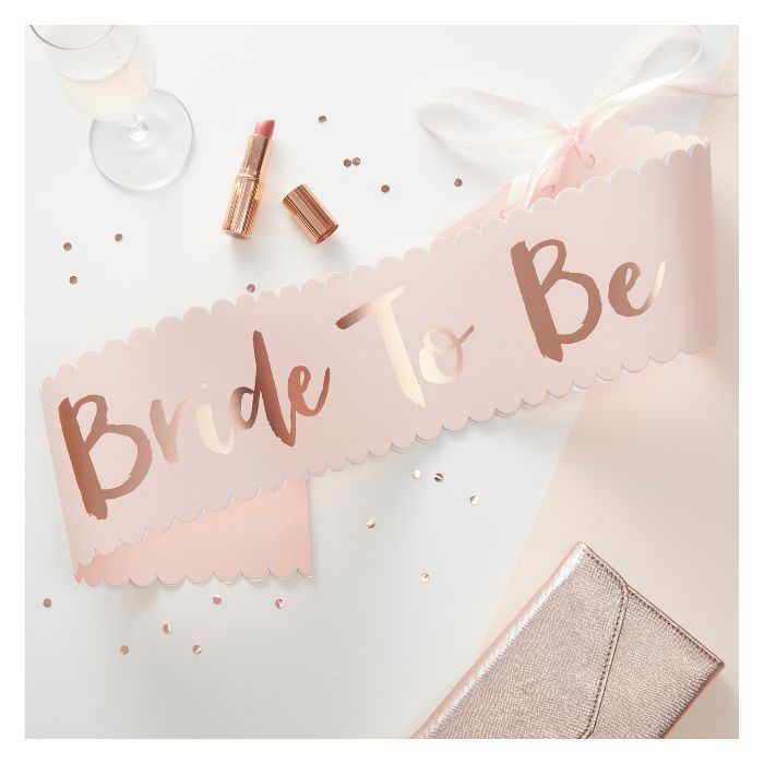 "Bride To Be" Wedding Sash Pink | Target