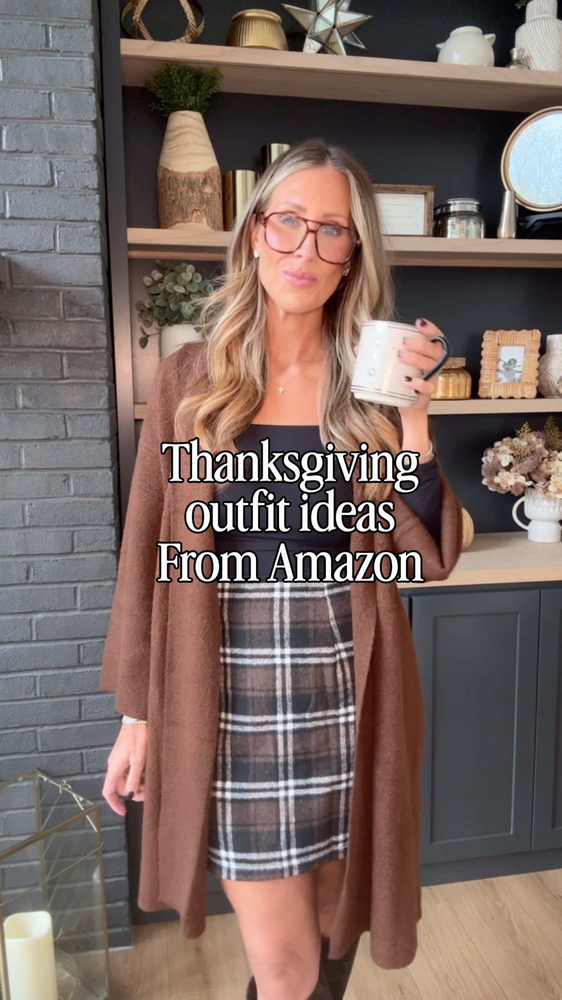 Thanksgiving part one from amazon. #amazonfinds #amazonfashion 
.
.
Medium skirt, medium sweaters 

#LTKMidsize #LTKHoliday #LTKOver40