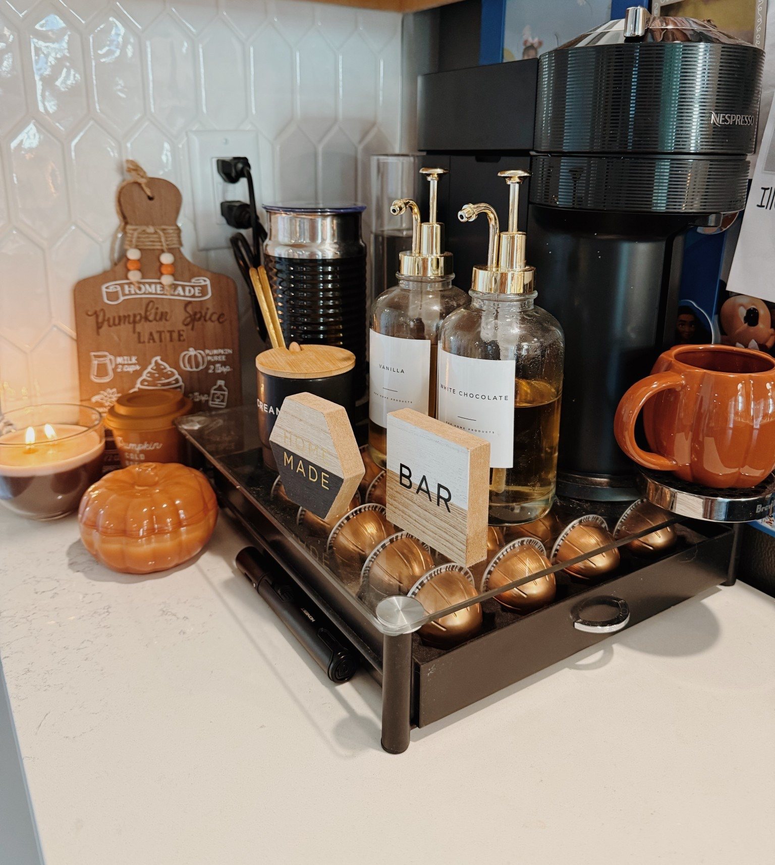 Fall Coffee Station! #fallfinds #targetfinds #amazonfinds #coffeestation #coffeefinds #deals #affordablemodernhomefinds #shopwithjeanz 

I’ve linked most items that are still in stock! And found some similar ones! Unfortunately the sign is not online it’s only at hobby lobby! 

#LTKSeasonal #LTKHome