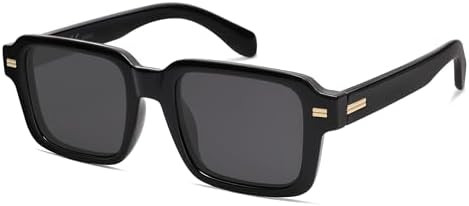SOJOS Big Trendy Square Polarized Sunglasses Womens Mens, Retro Large Chunky Wide Rectangle Shade... | Amazon (US)