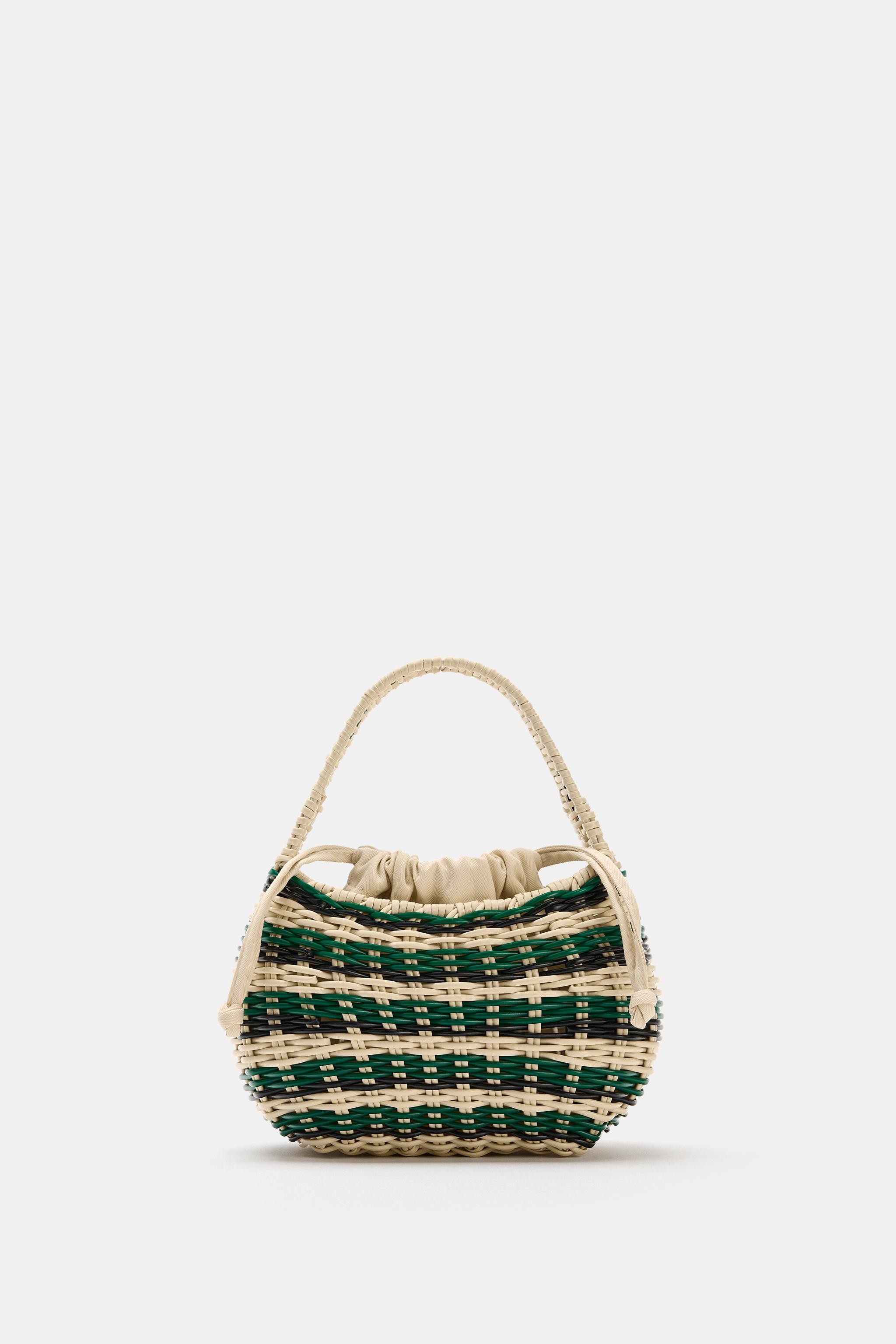 RIGID WOVEN HANDBAG | Zara Canada