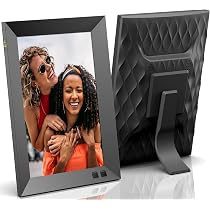 Lola Smart Digital Picture Frame 8 Inch, Share Moments Instantly via E-Mail or App - Black | Amazon (US)