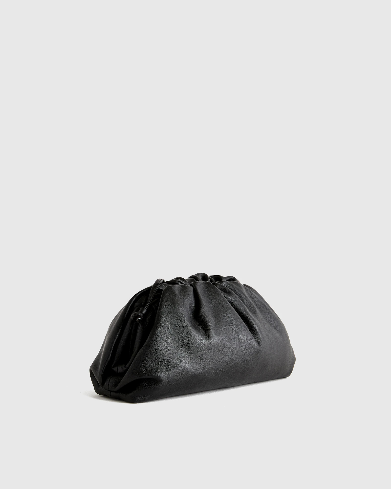 Italian Leather Pouch Crossbody Clutch | Quince