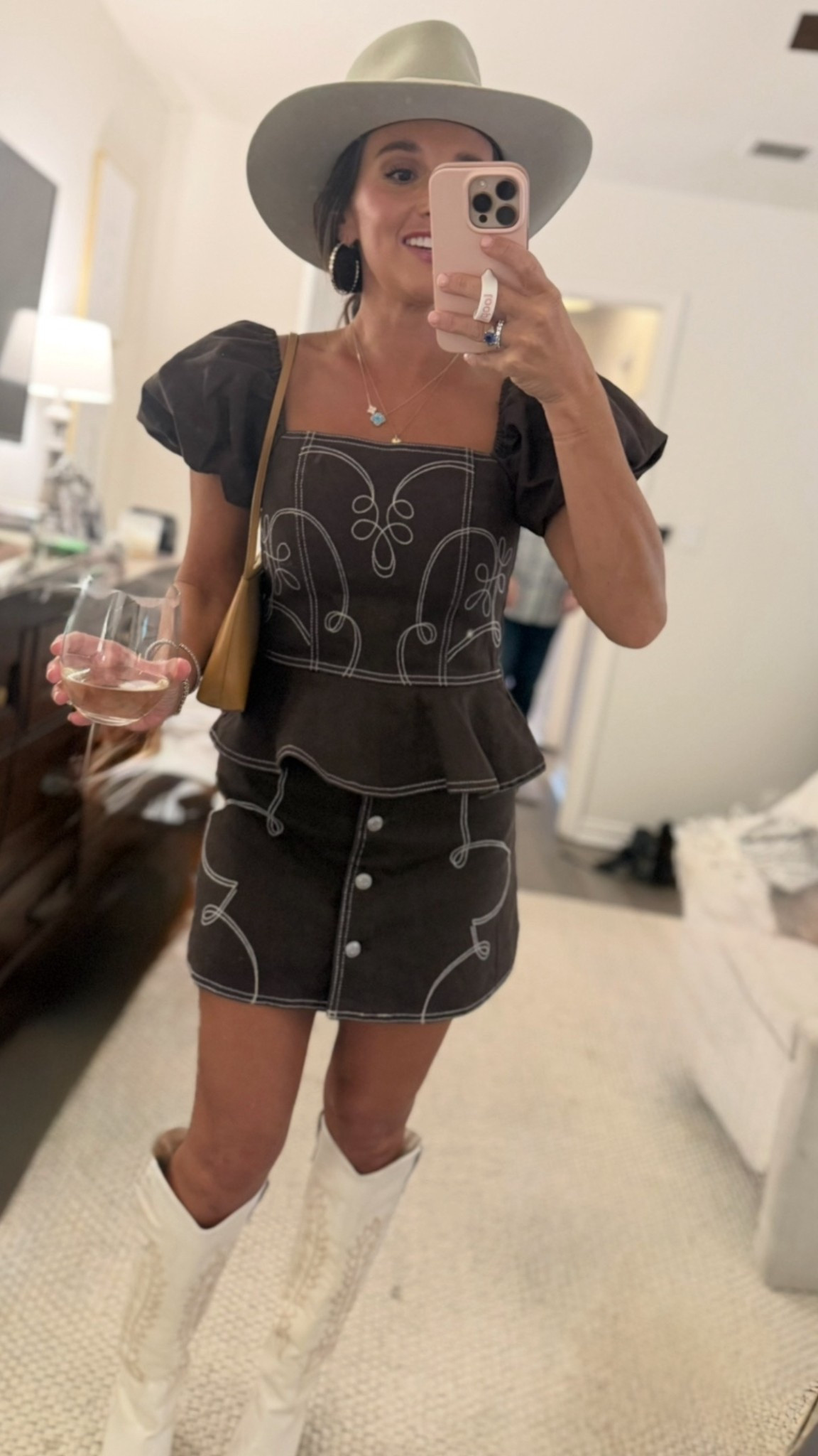 western chic 🤠 XS in top & S in skirt ✨💖 

#LTKStyleTip #LTKFindsUnder100 #LTKFindsUnder50