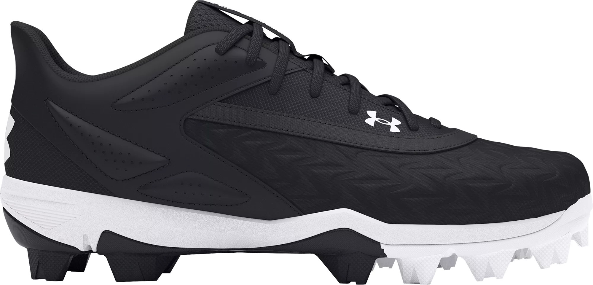Under Armour Kids' Leadoff RM Baseball Cleats, Size 4.5, Black/White | Dick's Sporting Goods